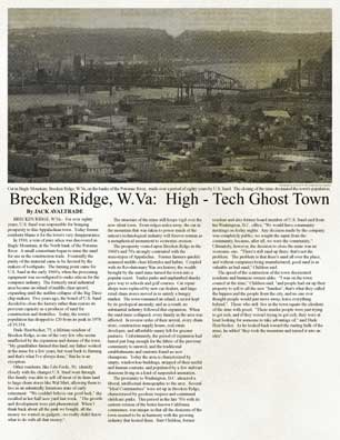 Ghost Town News Item