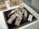 Exhibition View BPL Brower Propulsion Laboratory: Steven Brower, Parker's Box, 2007
Child Astronaut Test Suit, 1999-2000, nylon, aluminum, silicone, steel, 7