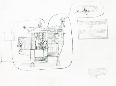 Poop Sheet-The Second, 2004, pencil on paper, 18x24 ins (45.5x61 cm)
